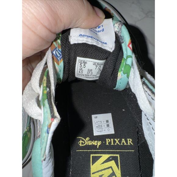 Vans Pixar Toy Story Lace Up Blue Sneakers Women’s 7 Men’s 5.5 Rex Bo Peep Ham - Picture 8 of 8
